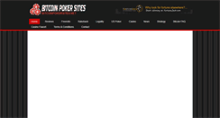 Desktop Screenshot of bitcoinpokersites.net